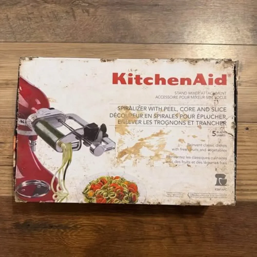 KitchenAid: 5-Blade Spiralizer w/Peel, Core & Slice Attachment for Stand Mixer